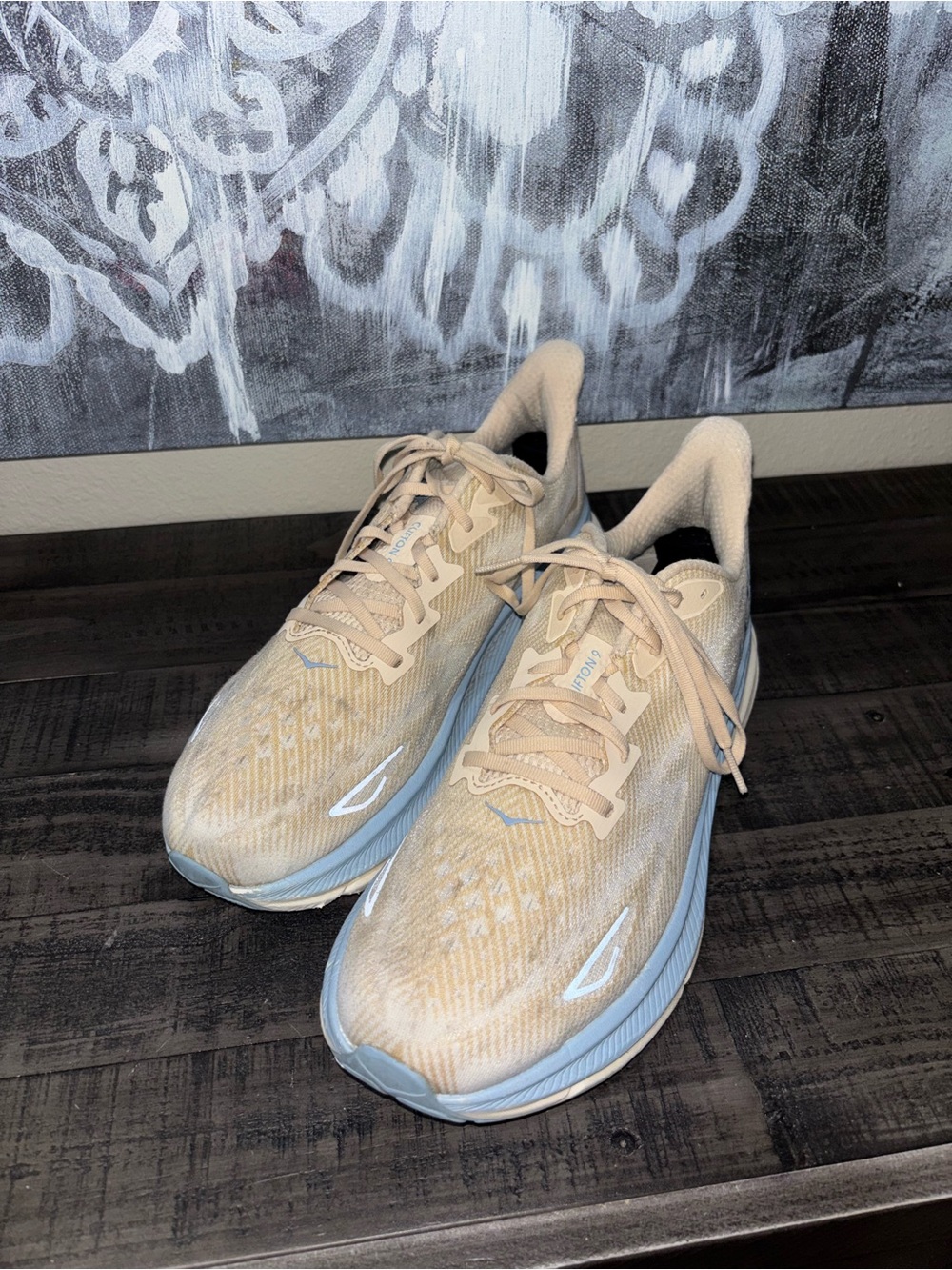 Hoka Clifton 9 running shoes MENS SZ 13D - Picture 4 of 13